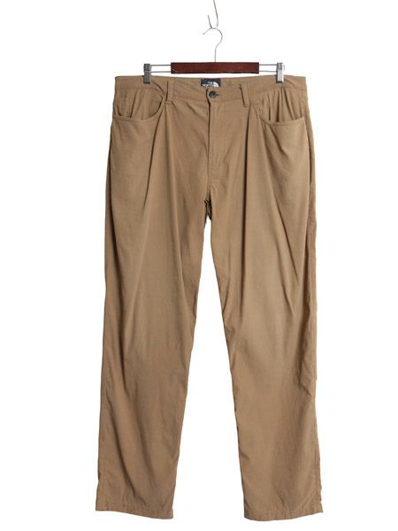 US企画 ノースフェイス ナイロン パンツ メンズ 36 / 古着 アウトドア ストレッチ ストレート イージーパンツ トレイル ボトムス ブラウン