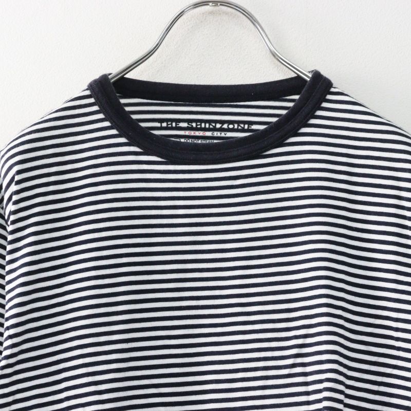 シンゾーン THE SHINZONE PACK TEE クルーネック ボーダーTシャツ