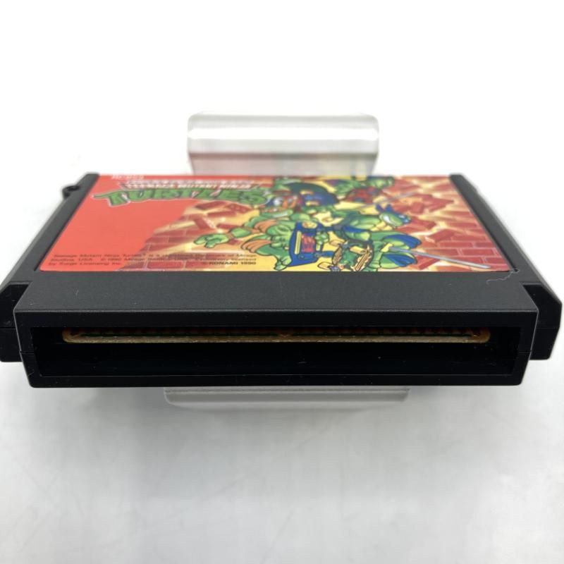 中古】FC）ﾌｧﾐﾘｰｺﾝﾋﾟｭｰﾀ ﾃｨｰﾝｴｰｼﾞ ﾐｭｰﾀﾝﾄﾀｰﾄﾙｽﾞ 外箱・取説・はがき付