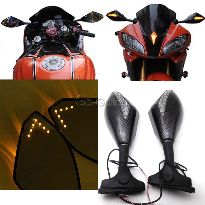 ホンダ CBR600F3/F4/F4i/CBR600RR/CBR1000RR/スズキ GSXR600/750/1100 用 LEDターンシグナ