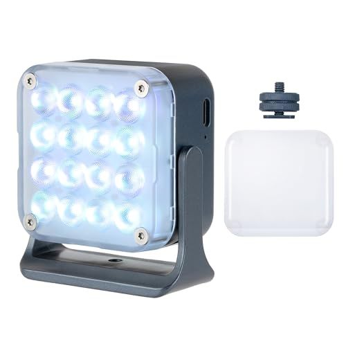 NANLITE pico 撮影用ライト LEDポケットライト フルカラー RGBW 色温度2700-7500K オンカメラライト ビデオライト USB充電式 卓上ライト ショート動画/Vlog/物撮り/Live配信 国内正規品 ミッドナイトブ a6971f2d