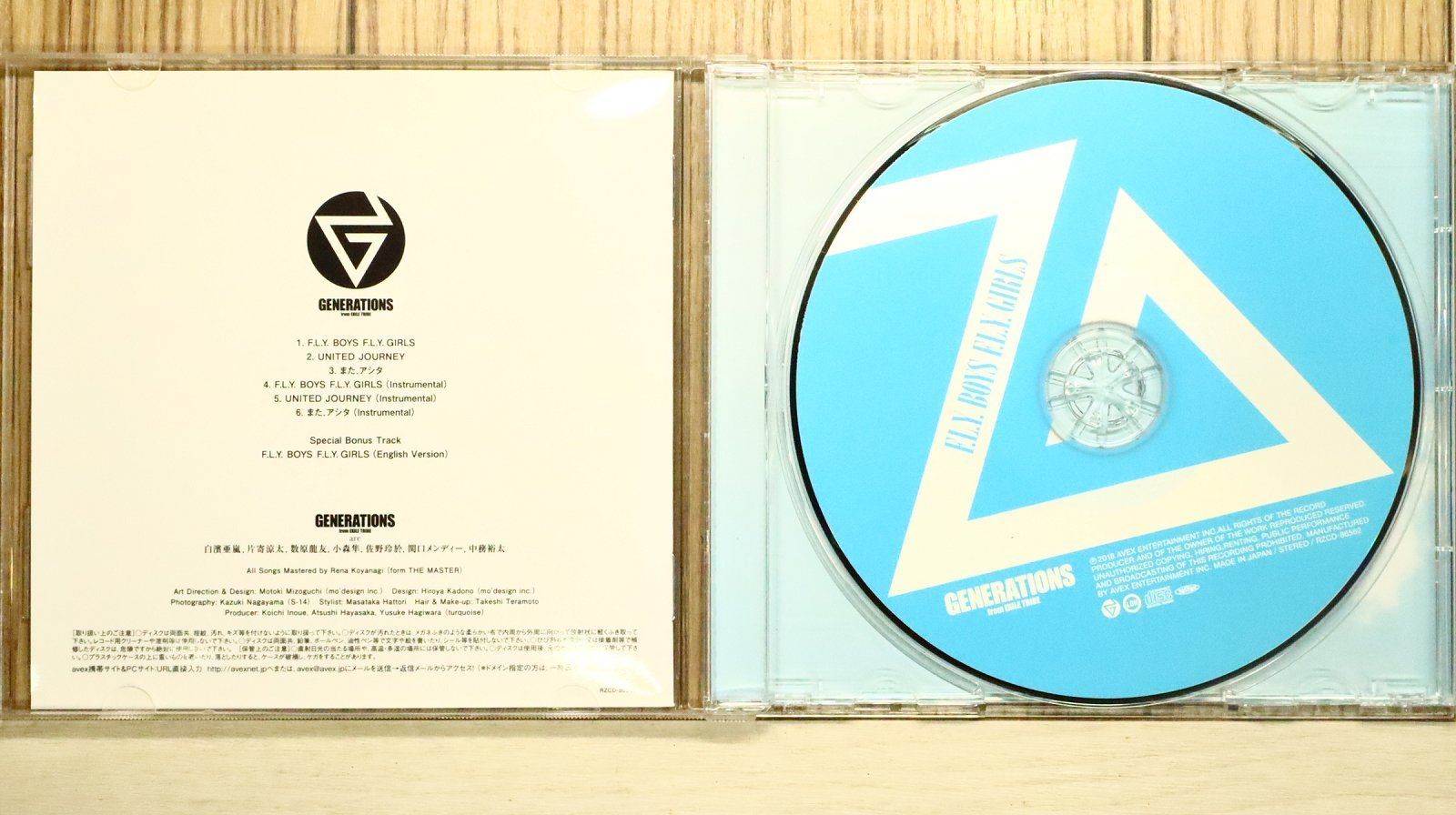 国内盤CD☆ジェネレーションズ・フロム・エグザイル・トライブ