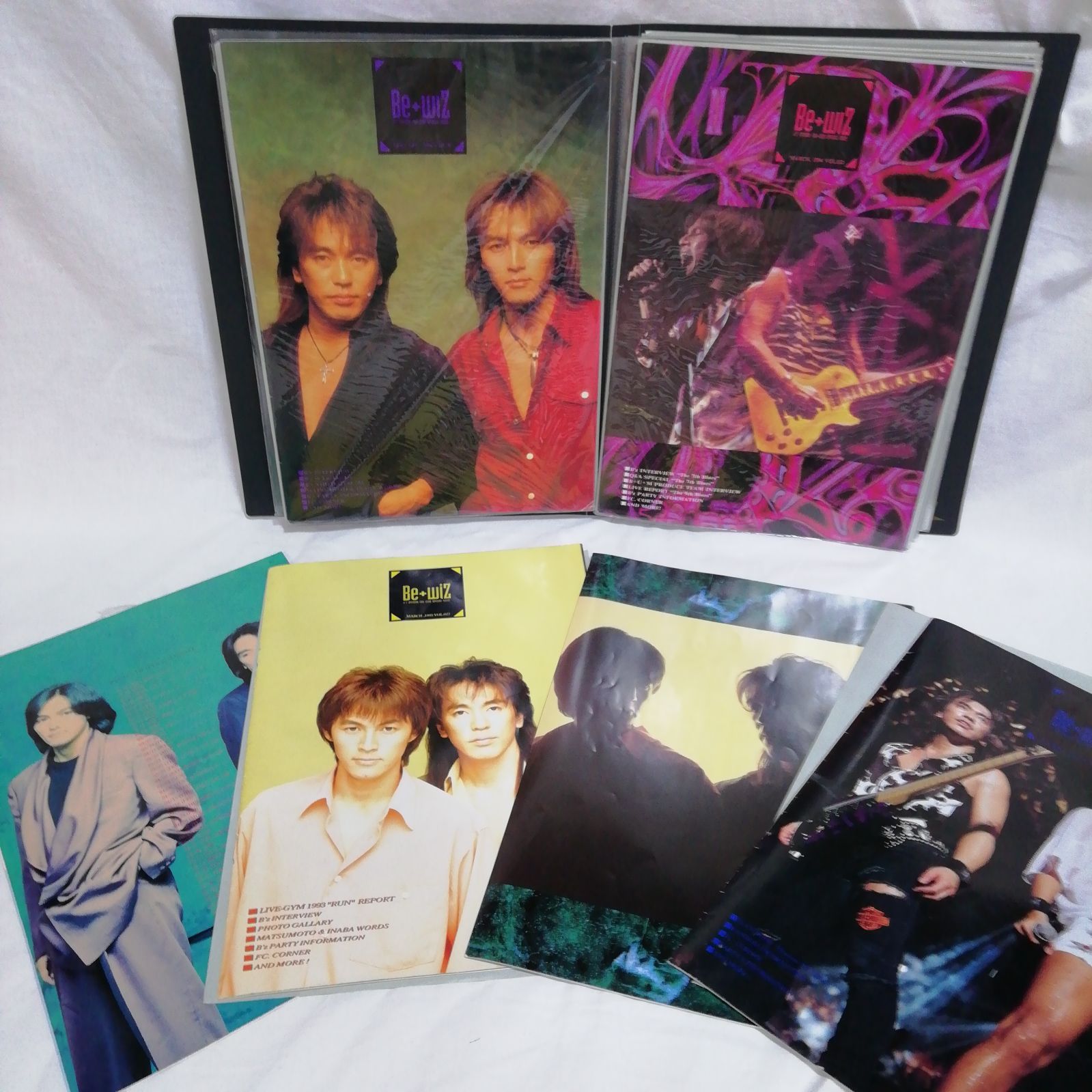 B'z ファンクラブ会報誌 Be+wiz まとめ売り 貴重 (Vol.015〜 Vol.030