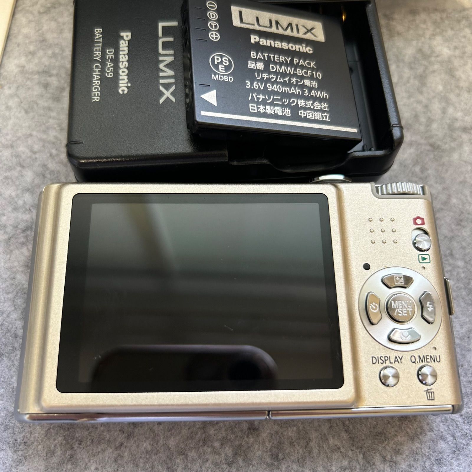 Panasonic LUMIX DMC-FX40 本体 充電器セット 動作確認済】パナソニック LUMIX DMC-FX40 充電器 バッテリー付