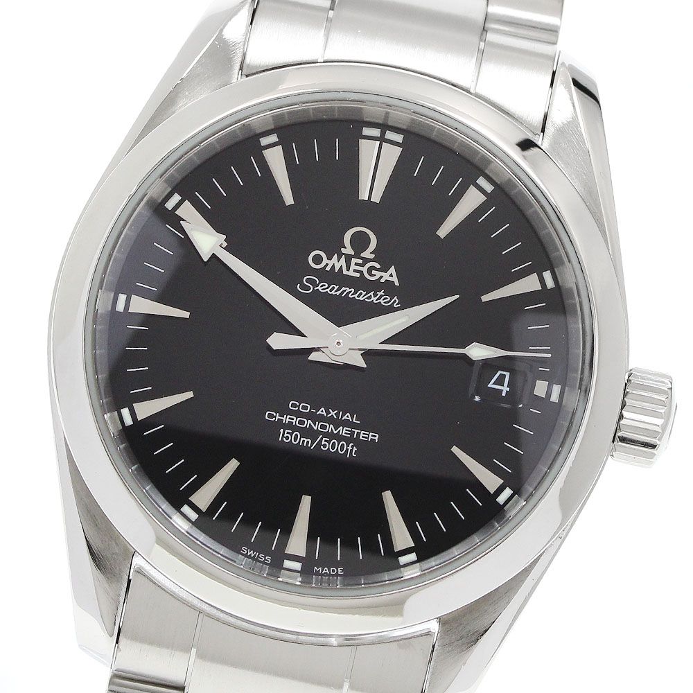 オメガ OMEGA 2504.50 シーマスター アクアテラ デイト コーアクシャル クロノメーター 自動巻き ボーイズ _959674 214,100円