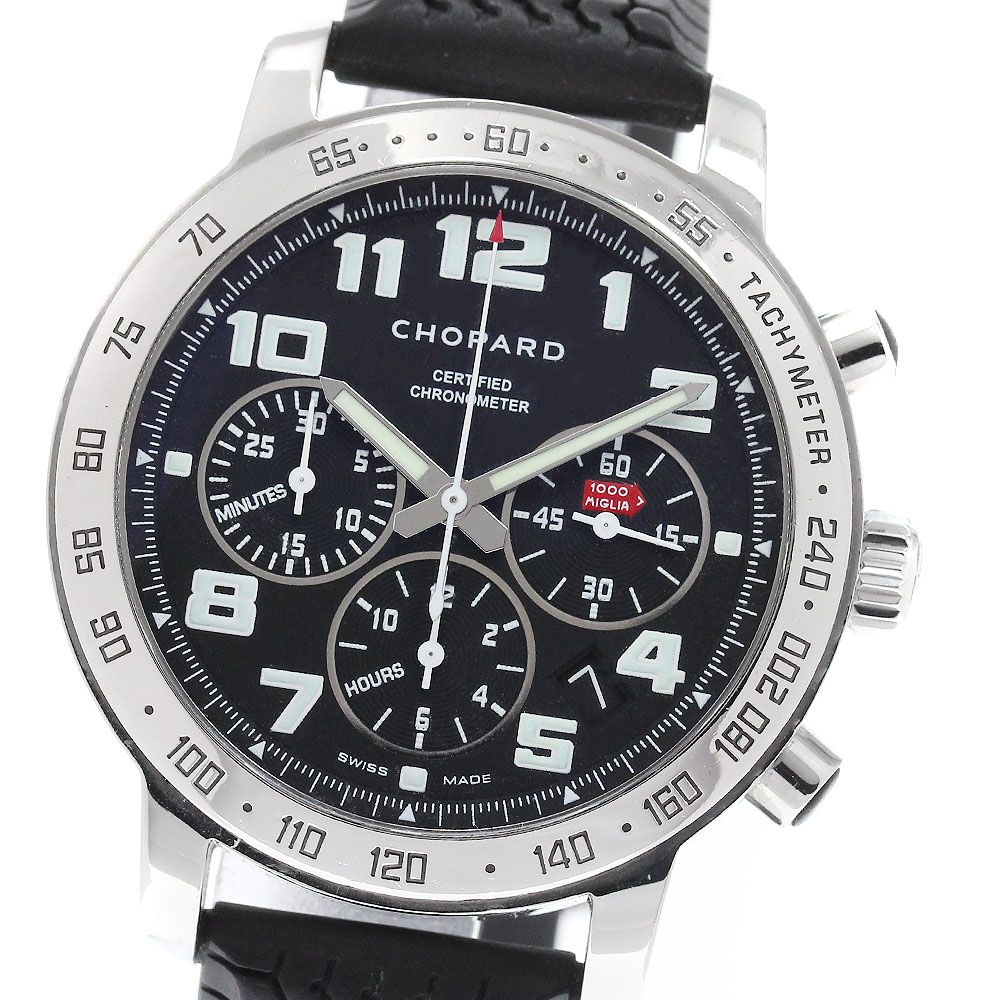 ショパール Chopard 8920 ミッレミリア クロノグラフ デイト 自動巻き メンズ _970684