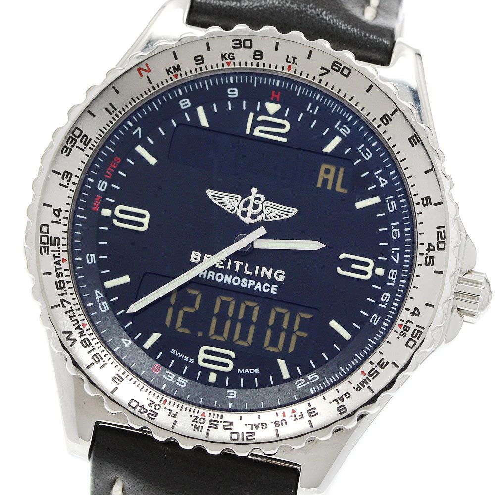 ブライトリング BREITLING A56012.1 クロノスペース クォーツ メンズ