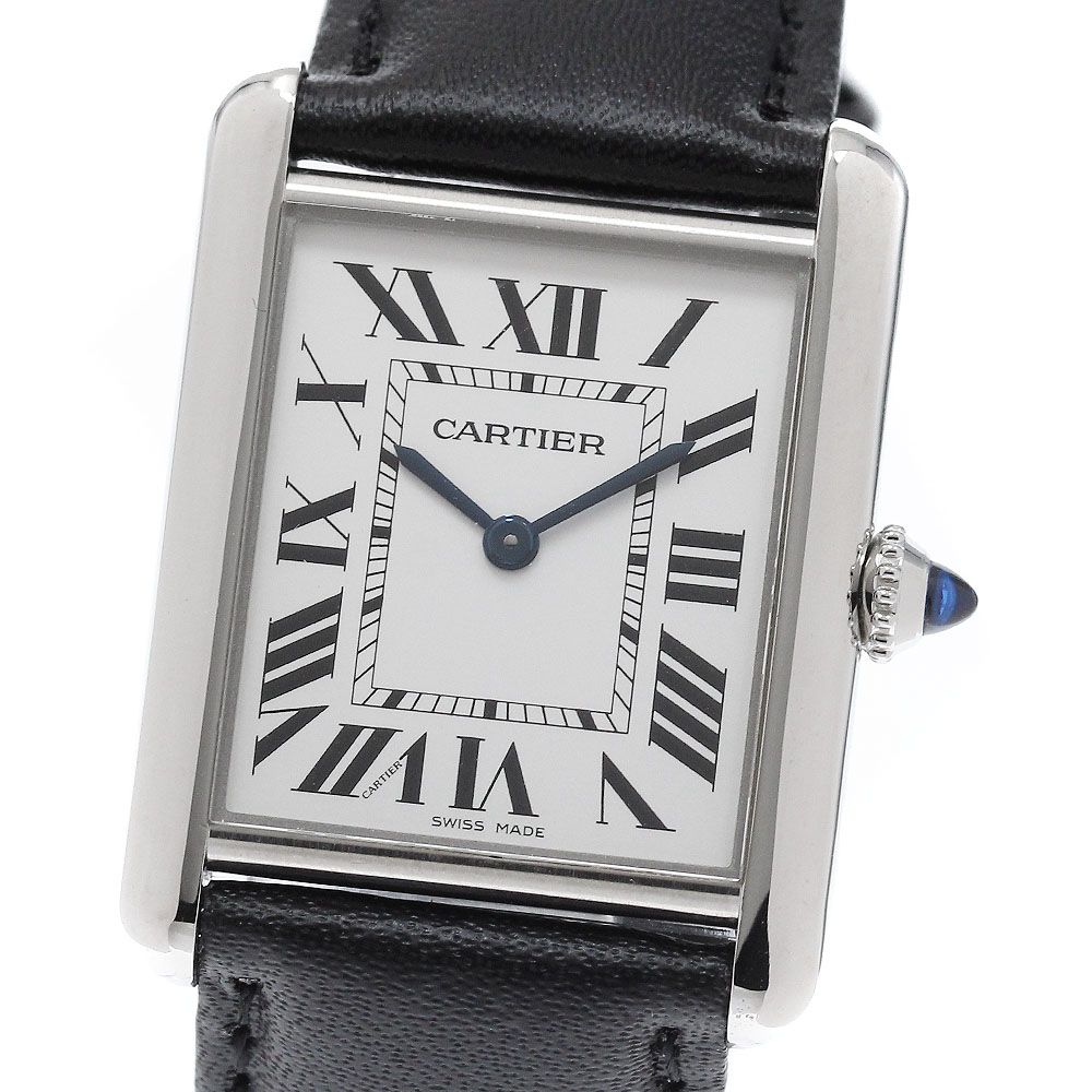カルティエ CARTIER WSTA0041 タンクマスト LM クォーツ メンズ 良品 _970950