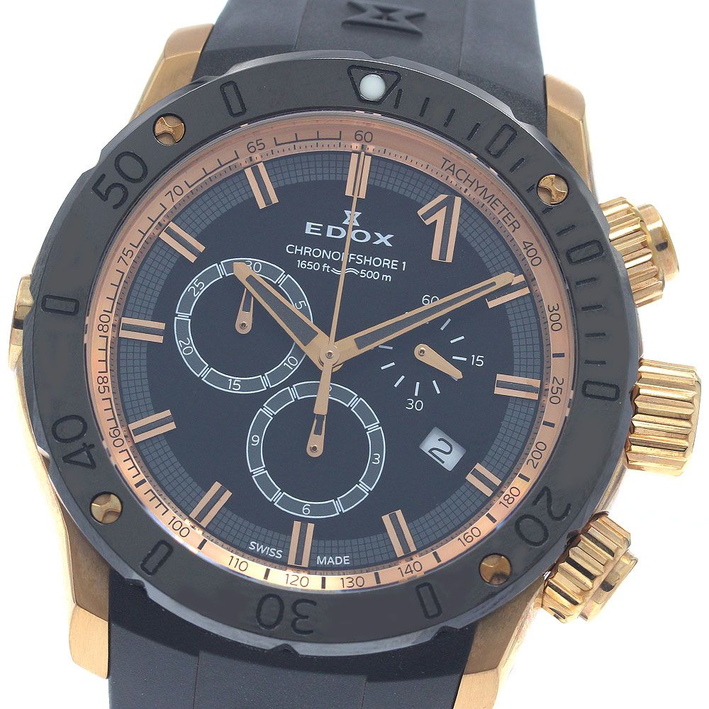 エドックス EDOX 10221 クロノオフショア1 クロノグラフ クォーツ メンズ _966162