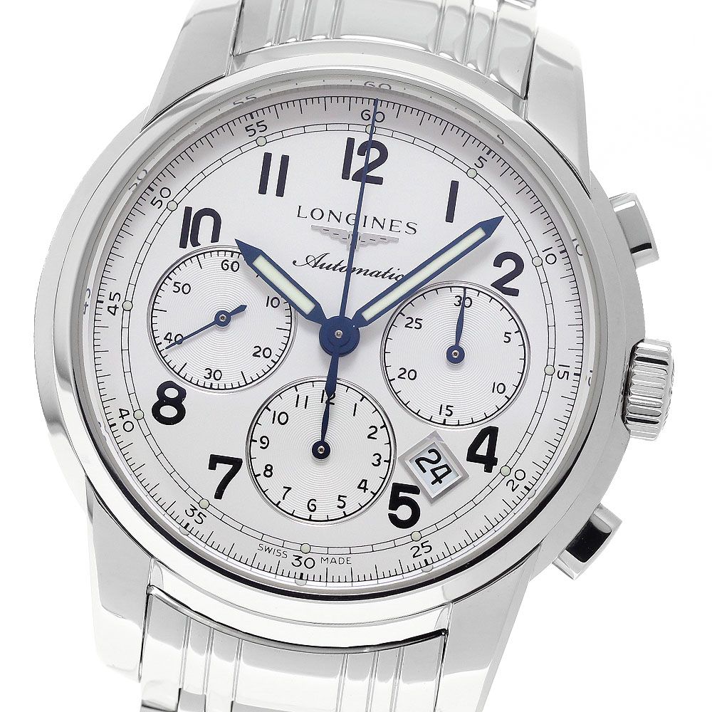 ロンジン LONGINES L2.784.4 サンティミエ クロノグラフ 自動巻き メンズ 美品 _970718 ロンジン LONGINES L2.784.4 サンティミエ クロノグラフ 自動巻き