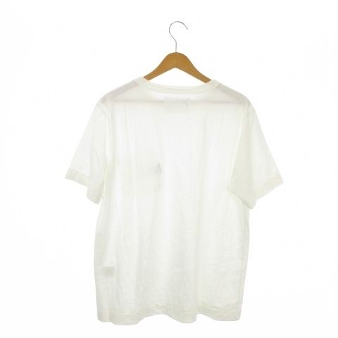 マーガレットハウエル MHL. Tシャツ L 白 ホワイト 無地 ポケット ロゴ