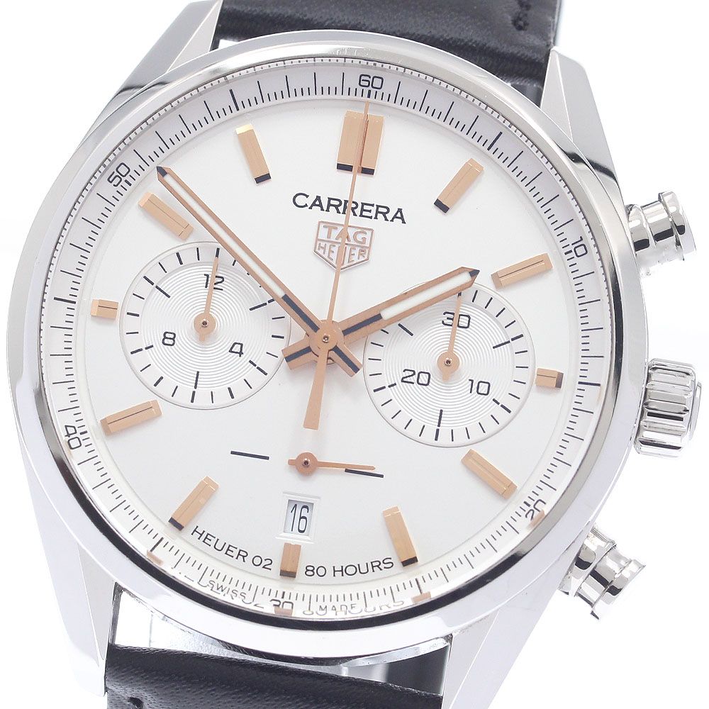 タグホイヤー TAG HEUER CBN2013-0 カレラ キャリバー ホイヤー 02 クロノグラフ 自動巻き メンズ 良品 箱・保証書付き_967212