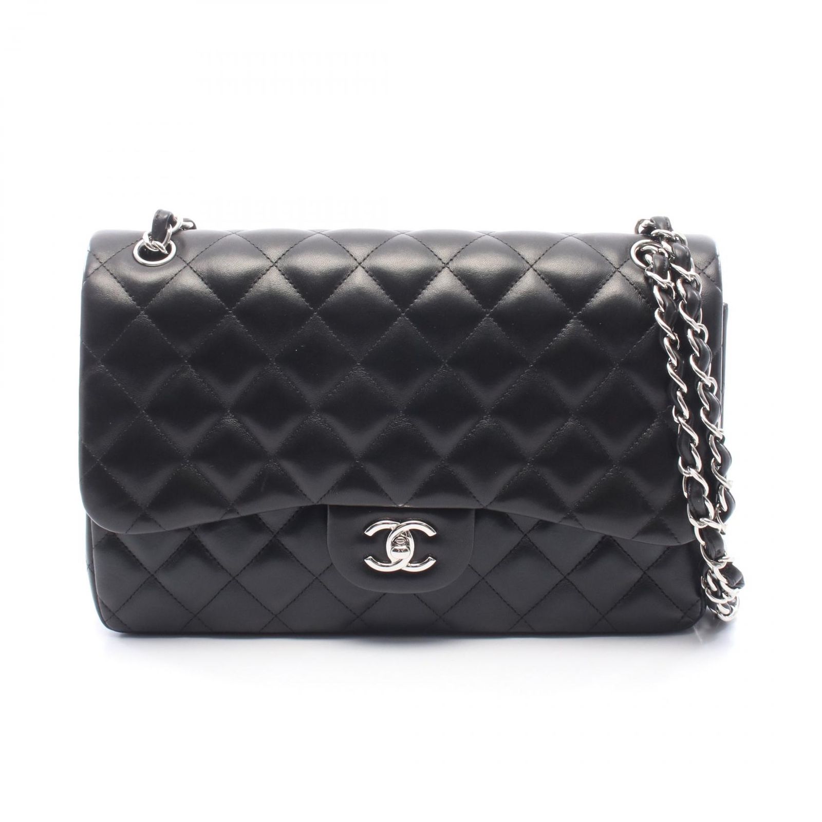 CHANEL シャネル デカマトラッセ30 クラシック ラージ Wフラップ ショルダーバッグ