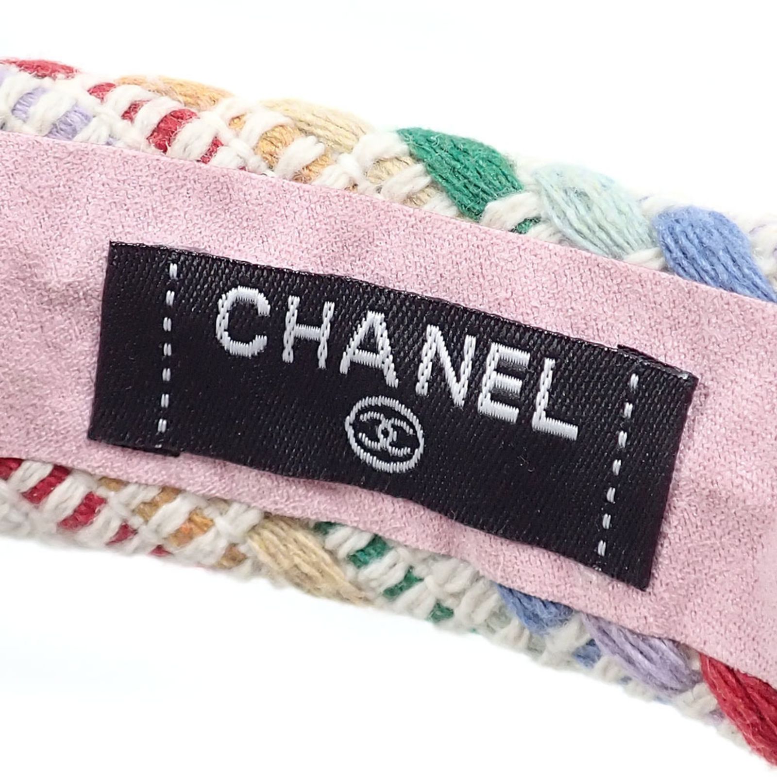 シャネル(Chanel) シャネル カチューシャ レディース ホワイト マルチ