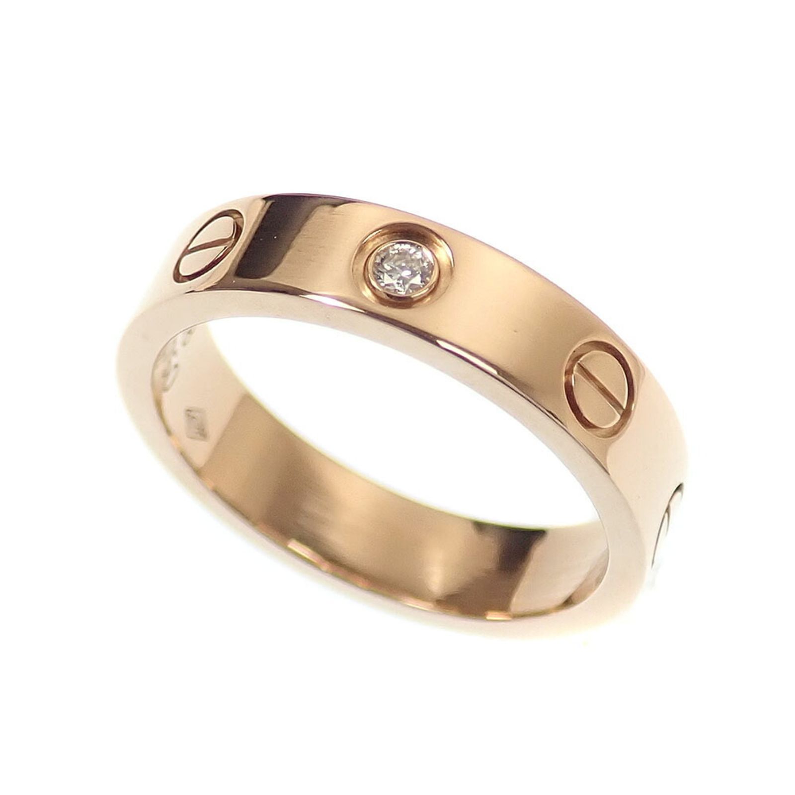 カルティエ(Cartier) カルティエ ラブ リング レディース ダイヤモンド 18KPG 8号 #48 4.3g 18金 ピンクゴールド 750 指輪