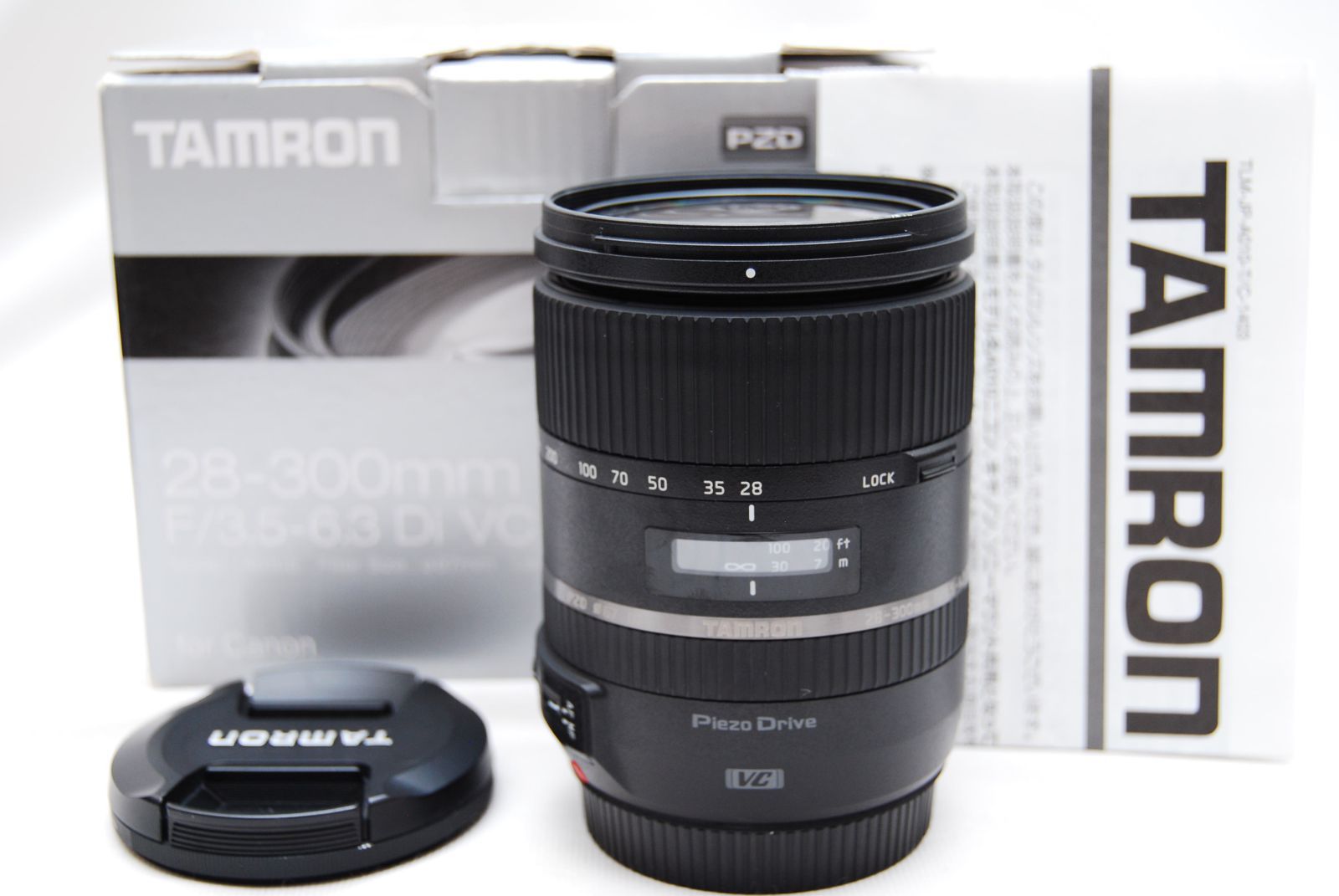 ★美品　TAMRON 高倍率ズームレンズ 28-300mm F3.5-6.3 Di VC PZD キヤノン用 フルサイズ対応 A010E　タムロン★