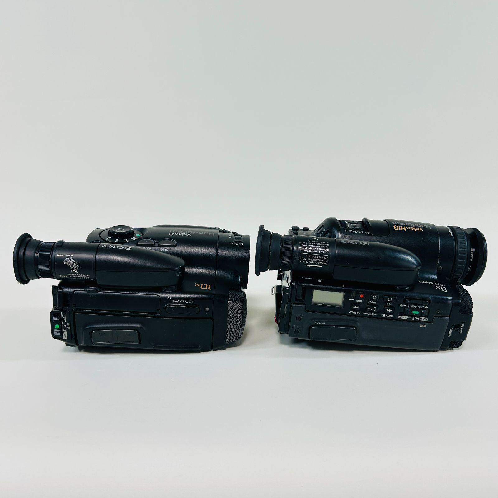 ジャンク】SONY ソニー 8mm Hi8 ビデオカメラ 2台【CCD-TR303・CCD