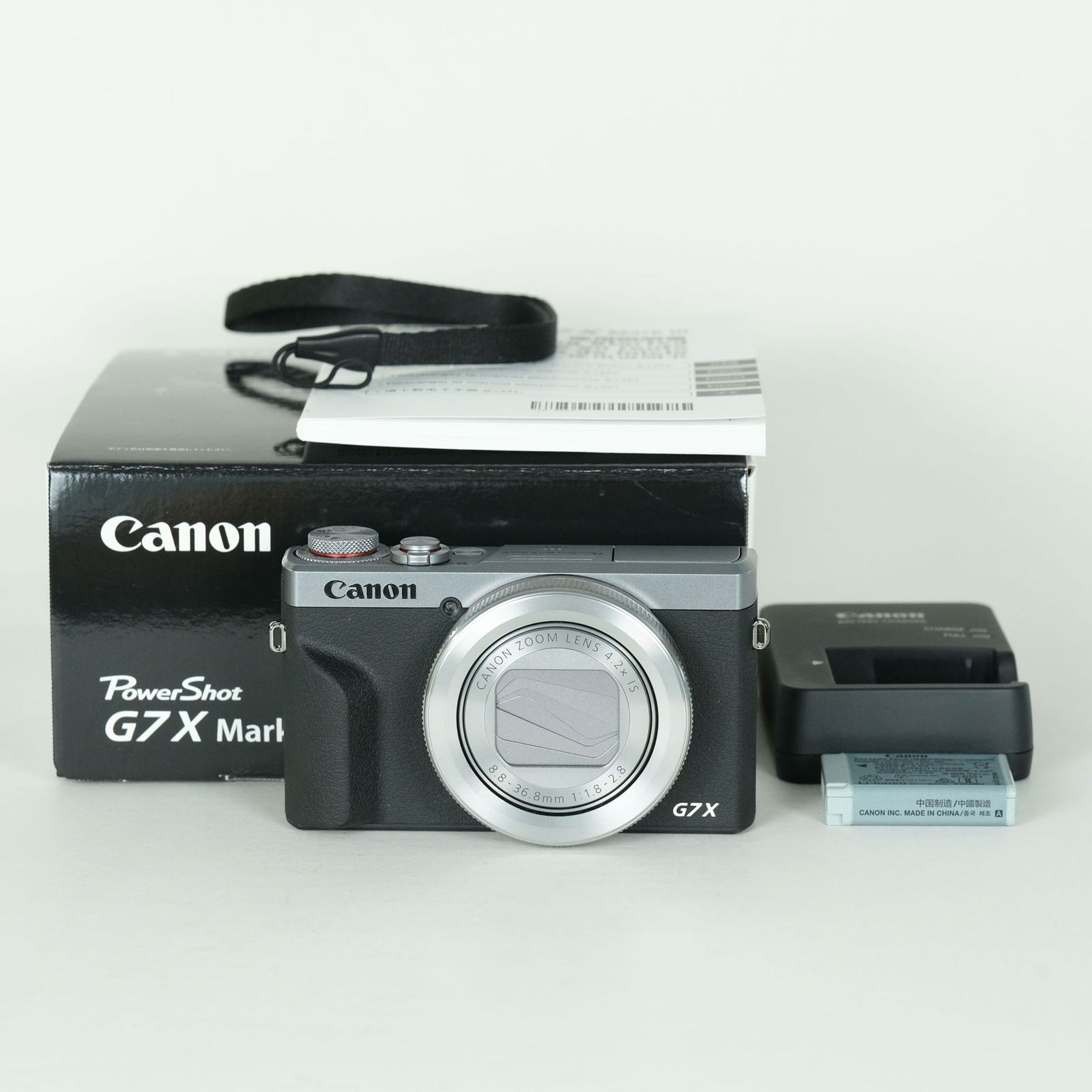 Canon PowerShot G7XMarkⅢ シルバー【シャッター数回のみ】 美品] Canon PowerShot G7X Mark III シルバー | コンパクトデジタル