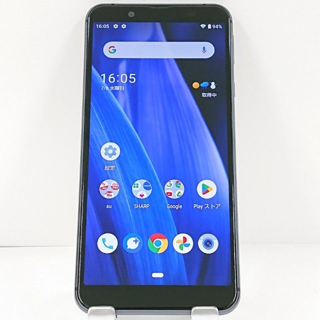 AQUOS sense3 basic SHV48 au ブラック 送料無料 本体 c21345 - メルカリ