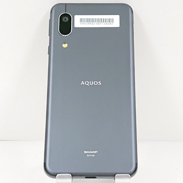 AQUOS sense3 basic SHV48 au ブラック 送料無料 本体 c21345 - メルカリ
