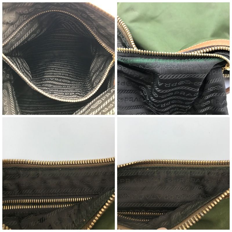 PRADA プラダ ショルダーバッグ テスートナイロン 三角ロゴ クロス