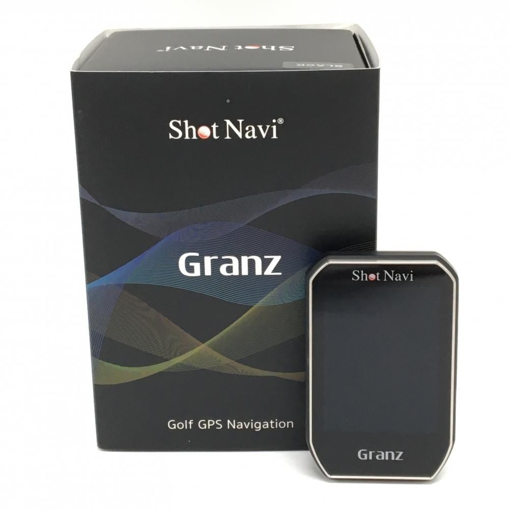 超美品】ショットナビ GPSゴルフナビ 黒 Granz 通電確認済 本体・外箱
