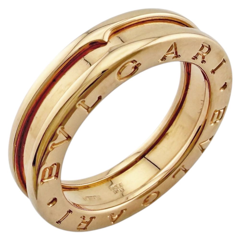 ブルガリ ビーゼロワン 1バンド リング 指輪 11号 18金 K18ピンクゴールド レディース BVLGARI 中古 ブルガリ