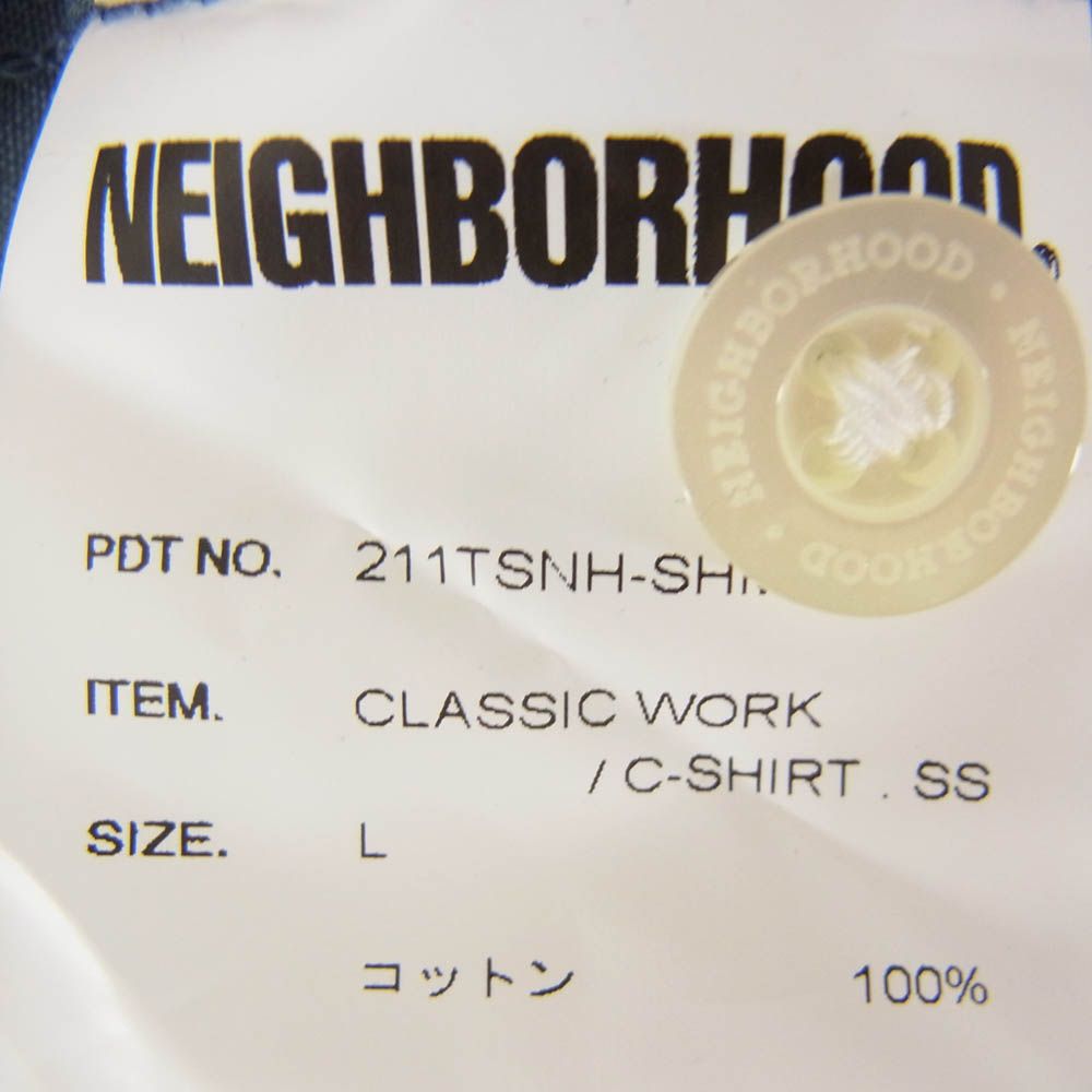 NEIGHBORHOOD ネイバーフッド 21SS 211TSNH-SHM02 CLASSIC WORK C