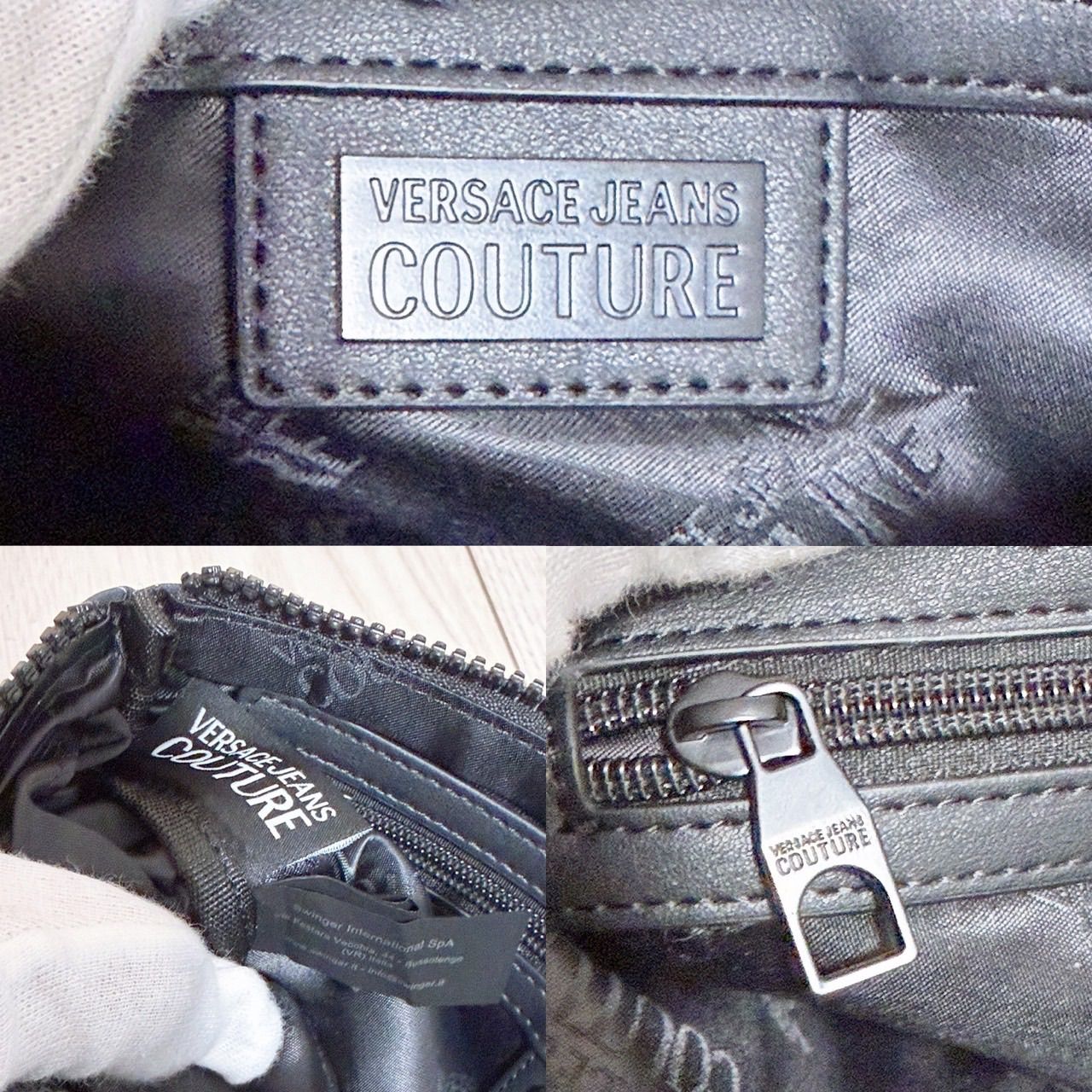 超美品) VERSACE JEANS COUTURE (ヴェルサーチ)クラッチバッグ - メルカリ