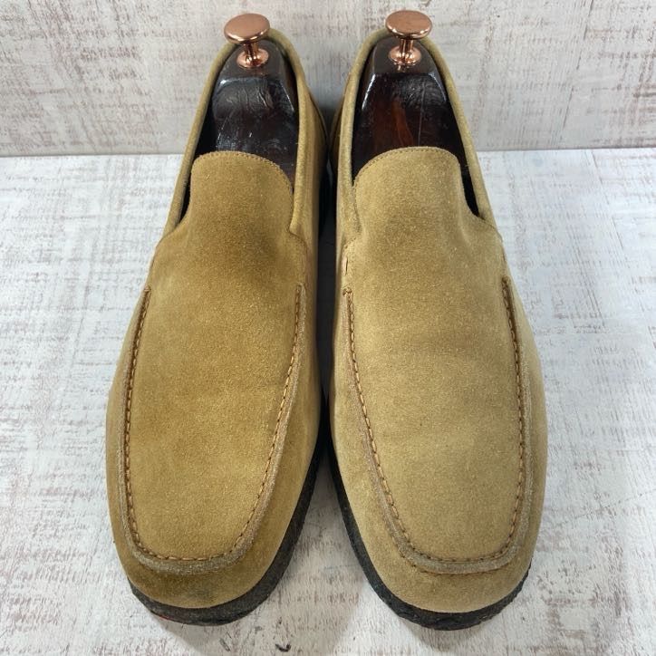 SANTONI サントーニ × BEAMS F ビームスエフ別注 スリッポン スエード