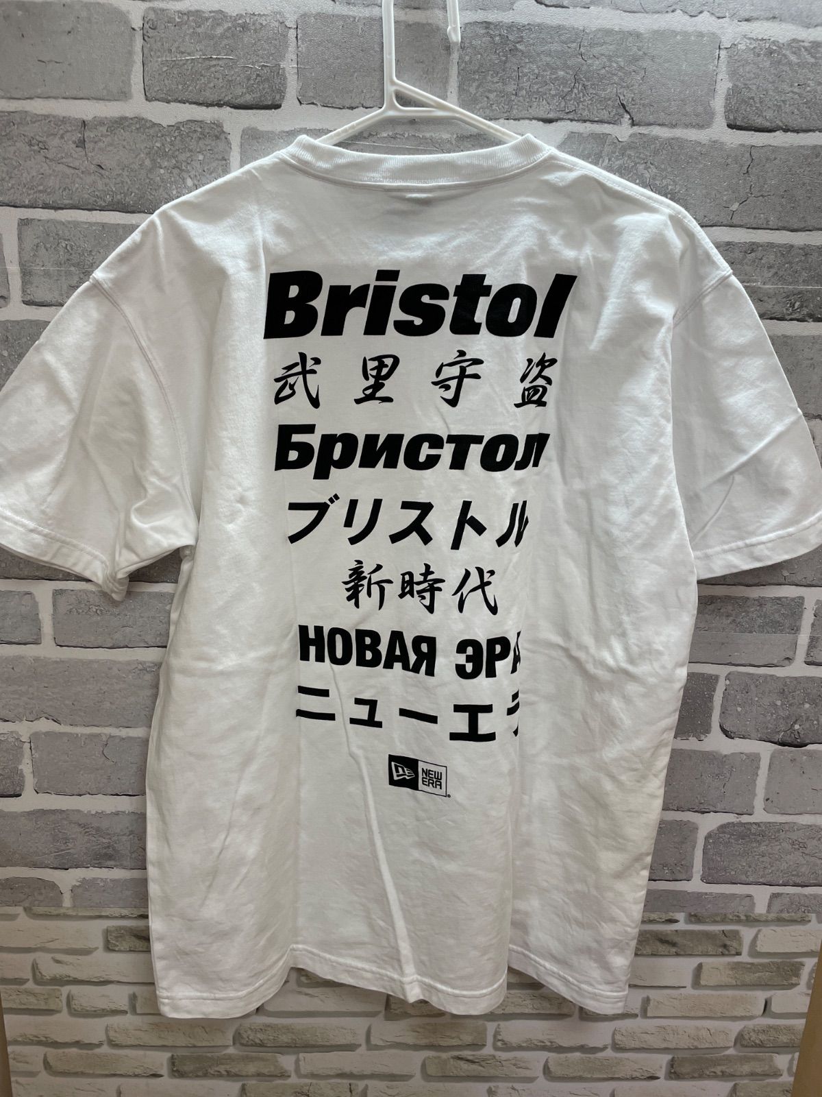 A【A7-38】◇F.C.Real Bristol×NEW ERA サイズXL Tシャツ ホワイト