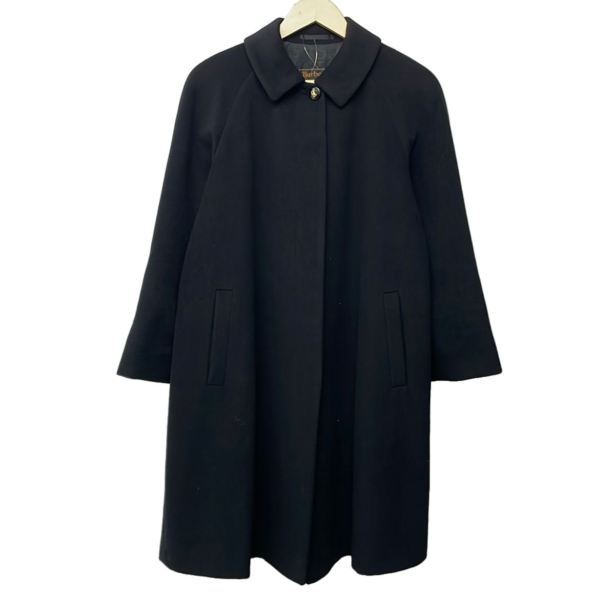 Burberry's(バーバリーズ) コート サイズ9AR S レディース美品 - 黒 長袖/アンゴラ混/冬
