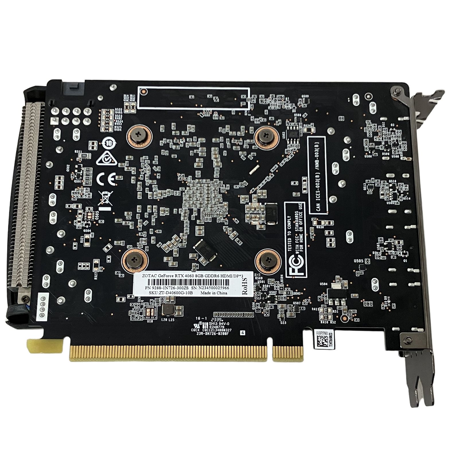 ZOTAC GeForce RTX 40608GB GDDR6 HDMI グラフィックボード グラボ PC