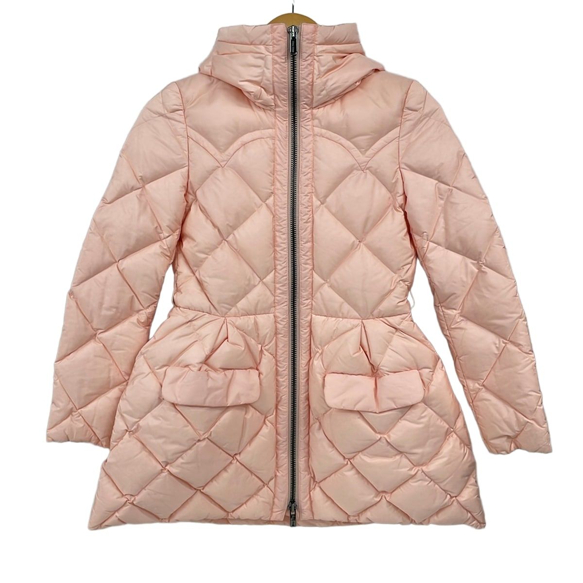 miumiu(ミュウミュウ) ダウンコート サイズ36 S レディース美品 - ピンク 長袖/冬