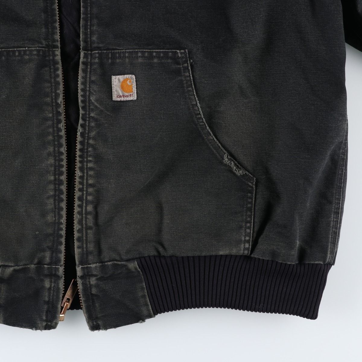 古着 00年代 カーハート Carhartt アクティブジャケット 中綿入り ダックフルジップパーカー メンズXL相当/eaa636546