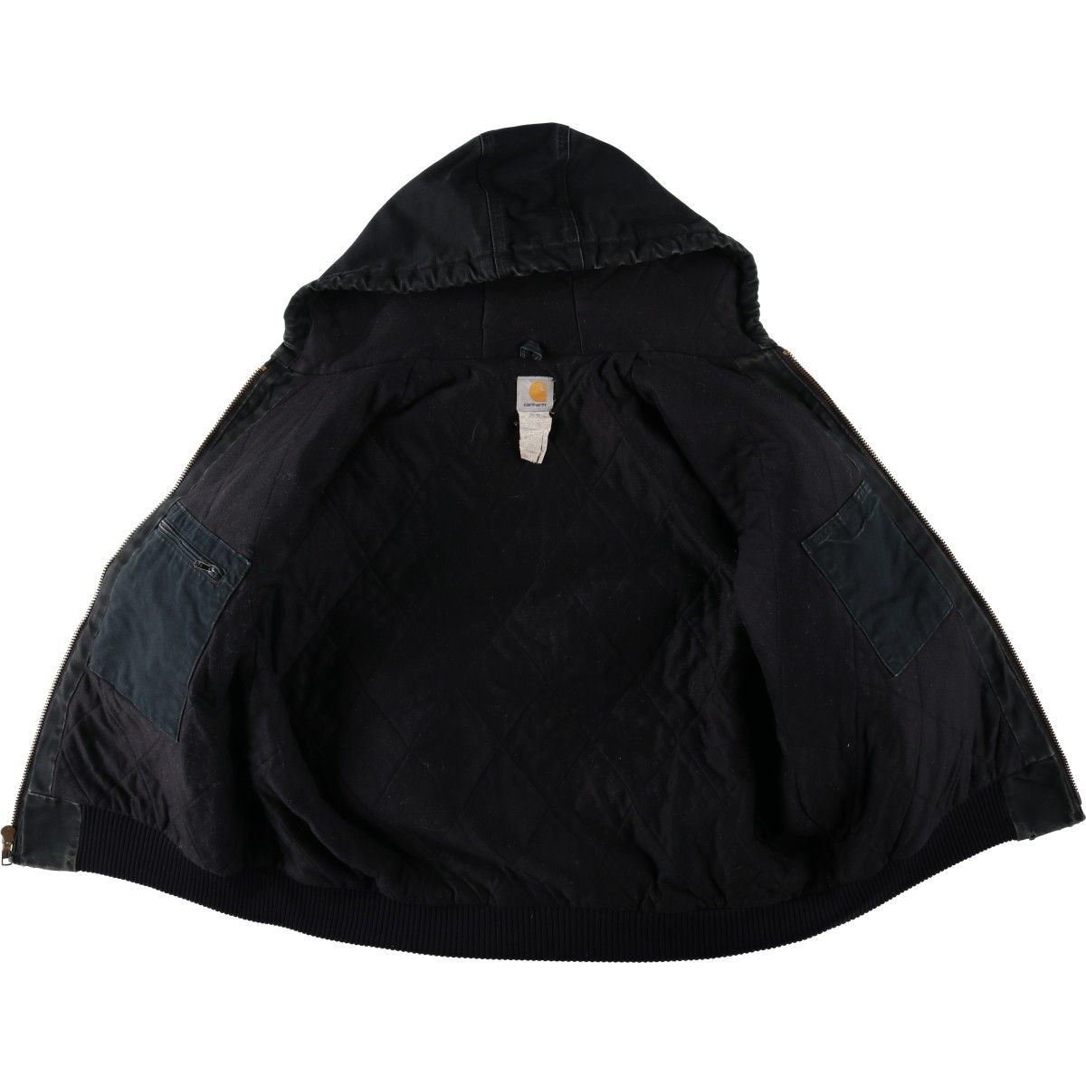 古着 00年代 カーハート Carhartt アクティブジャケット 中綿入り ダックフルジップパーカー メンズXL相当/eaa636546