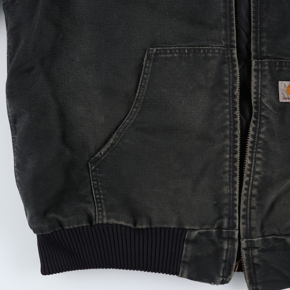 古着 00年代 カーハート Carhartt アクティブジャケット 中綿入り ダックフルジップパーカー メンズXL相当/eaa636546