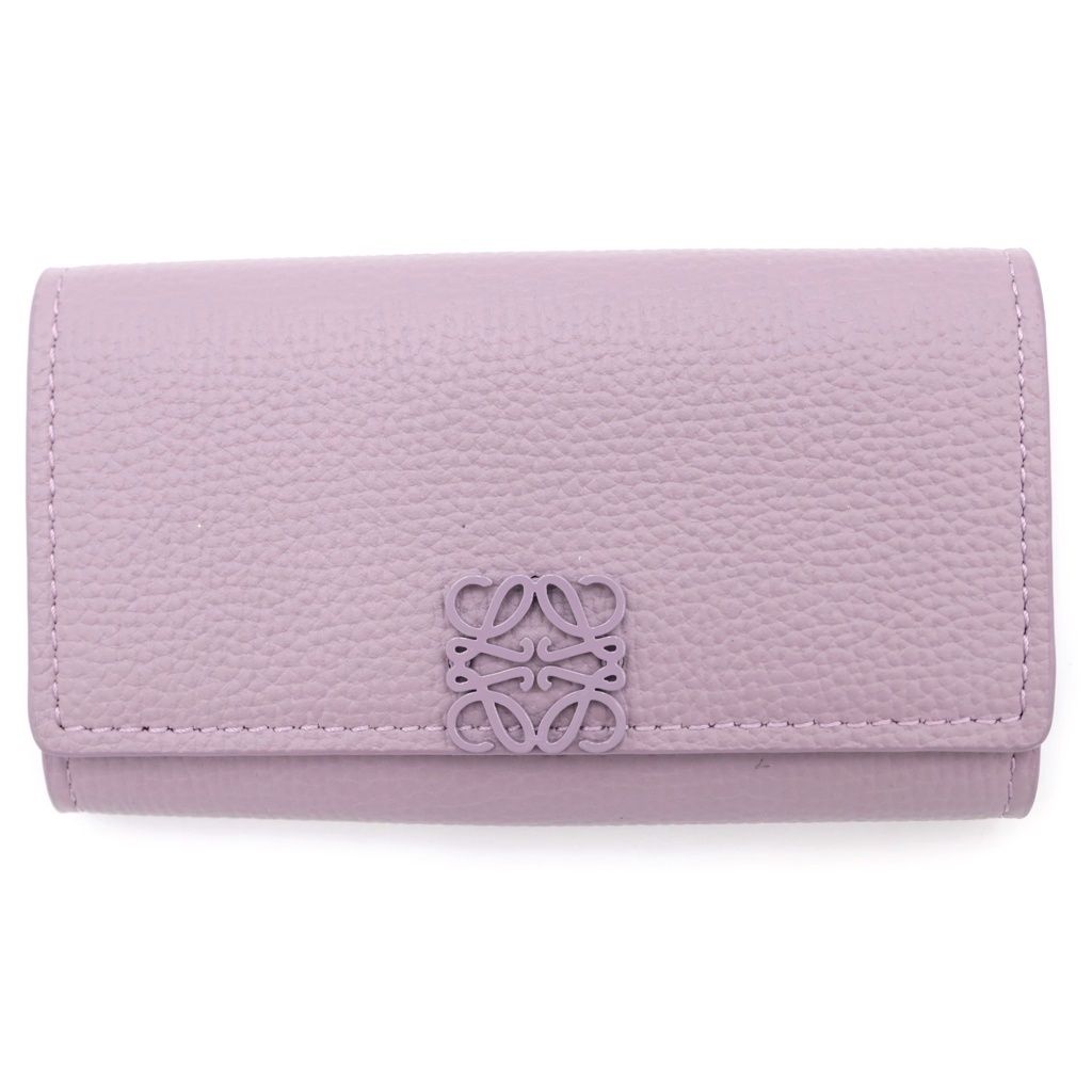 LOEWE (ロエベ) アナグラム 6連キーケース ペブルグレイン キーリング
