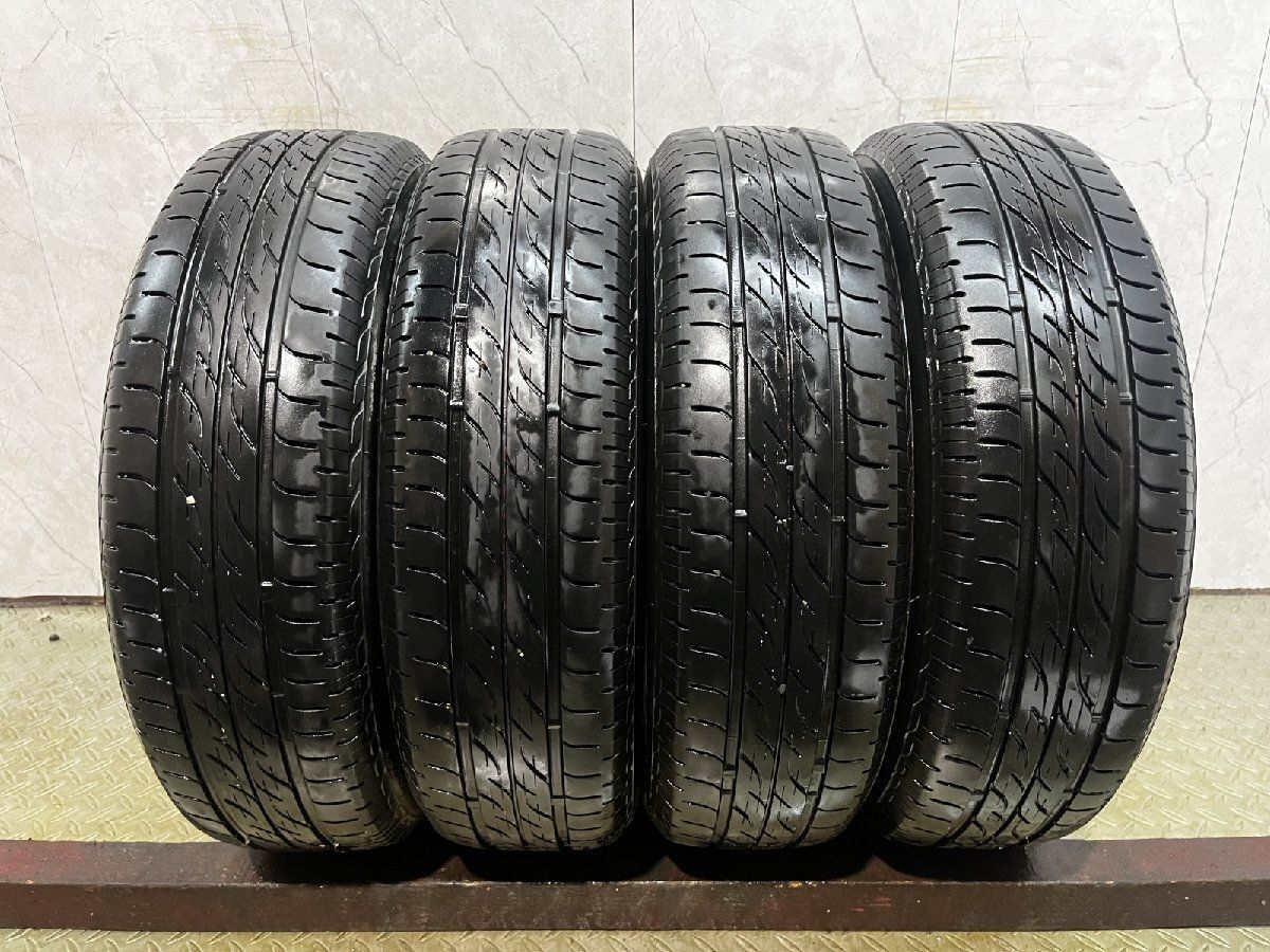 BS BRIDGESTONE NEXTRY 155/65R14 14インチ 夏タイヤ 4本 21年製 バリ溝