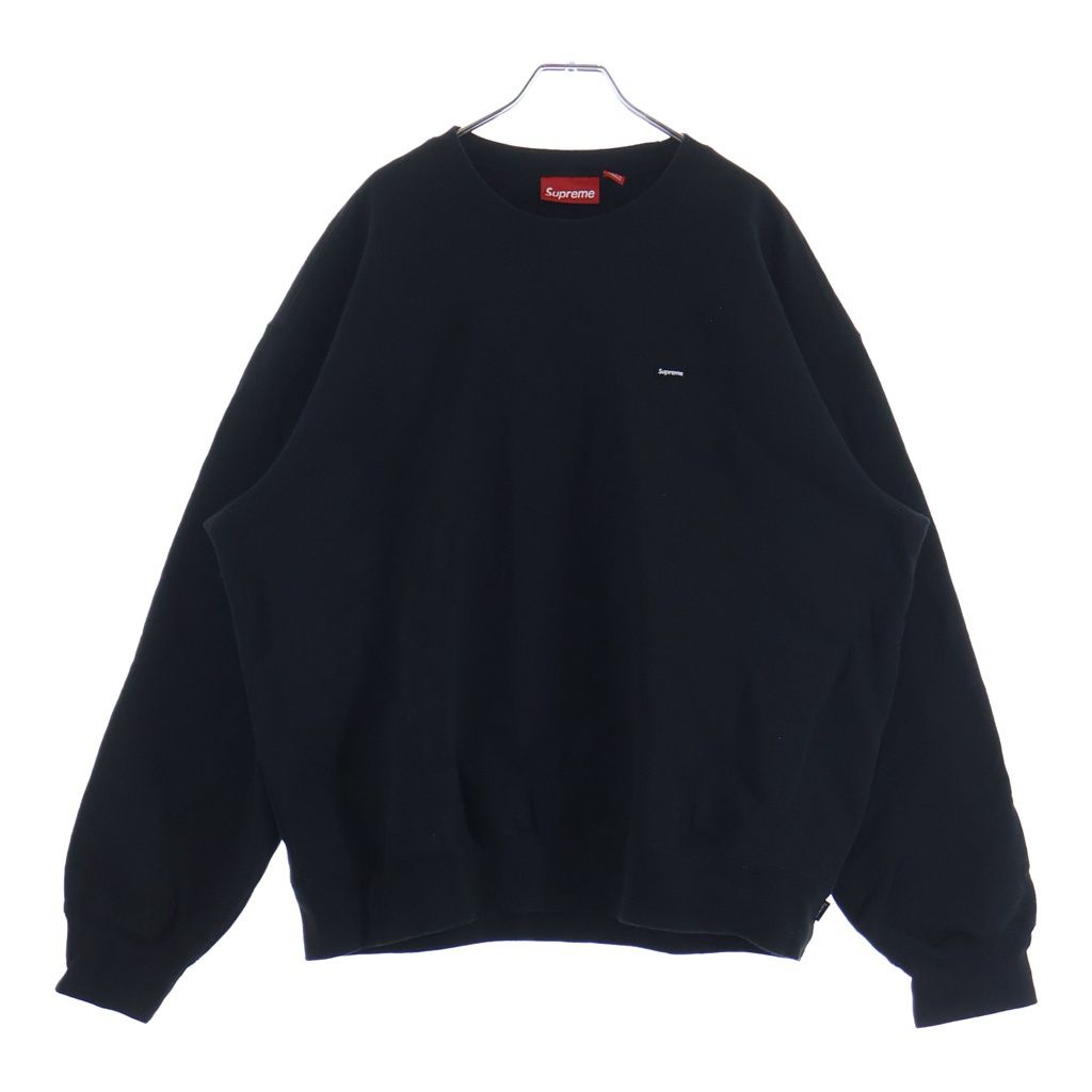 SUPREME (シュプリーム) 24AW Small Box Logo Crewneck スモールボックスロゴ クルーネック スウェット トレーナー ブラック