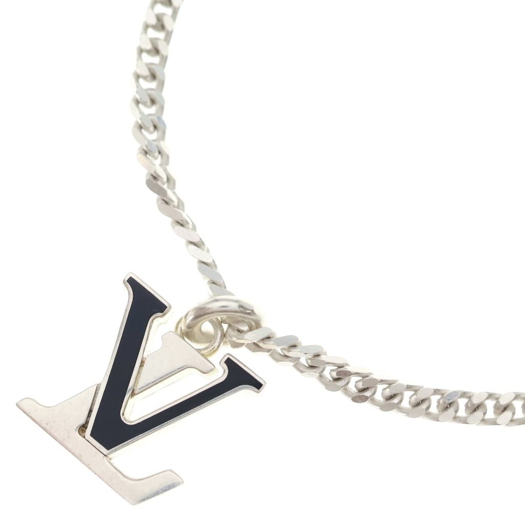 LOUIS VUITTON (ルイヴィトン) ネックレス SV925 アイコニック ペンダント チェーン ゴールド M03224