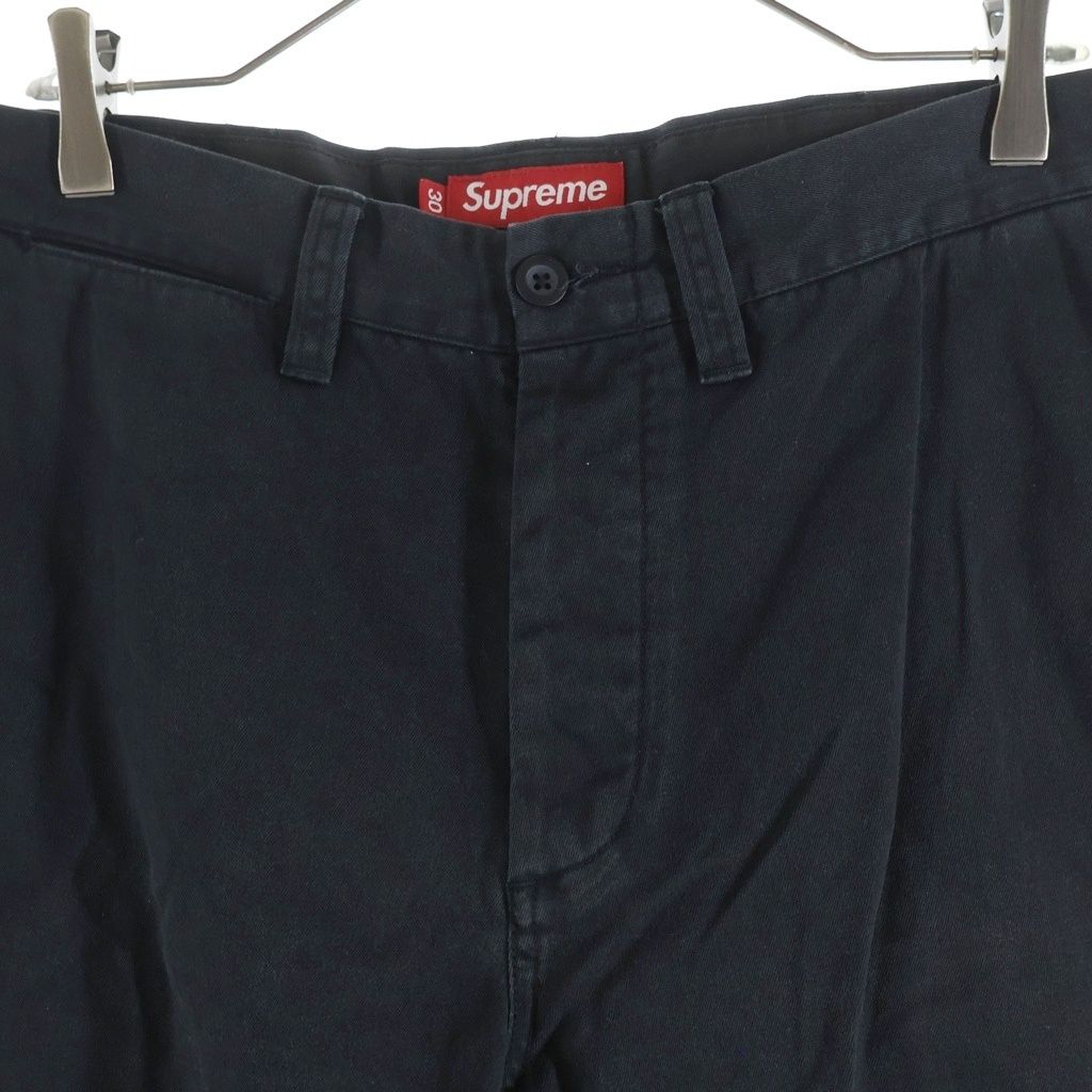 SUPREME シュプリーム 20AW Pin Up Chino Pant ピンアップ ガール ロゴパッチ チノパンツ ブラック SUPREME (シュプリーム) 20AW Pin Up Chino Pant ピンアップ ガール
