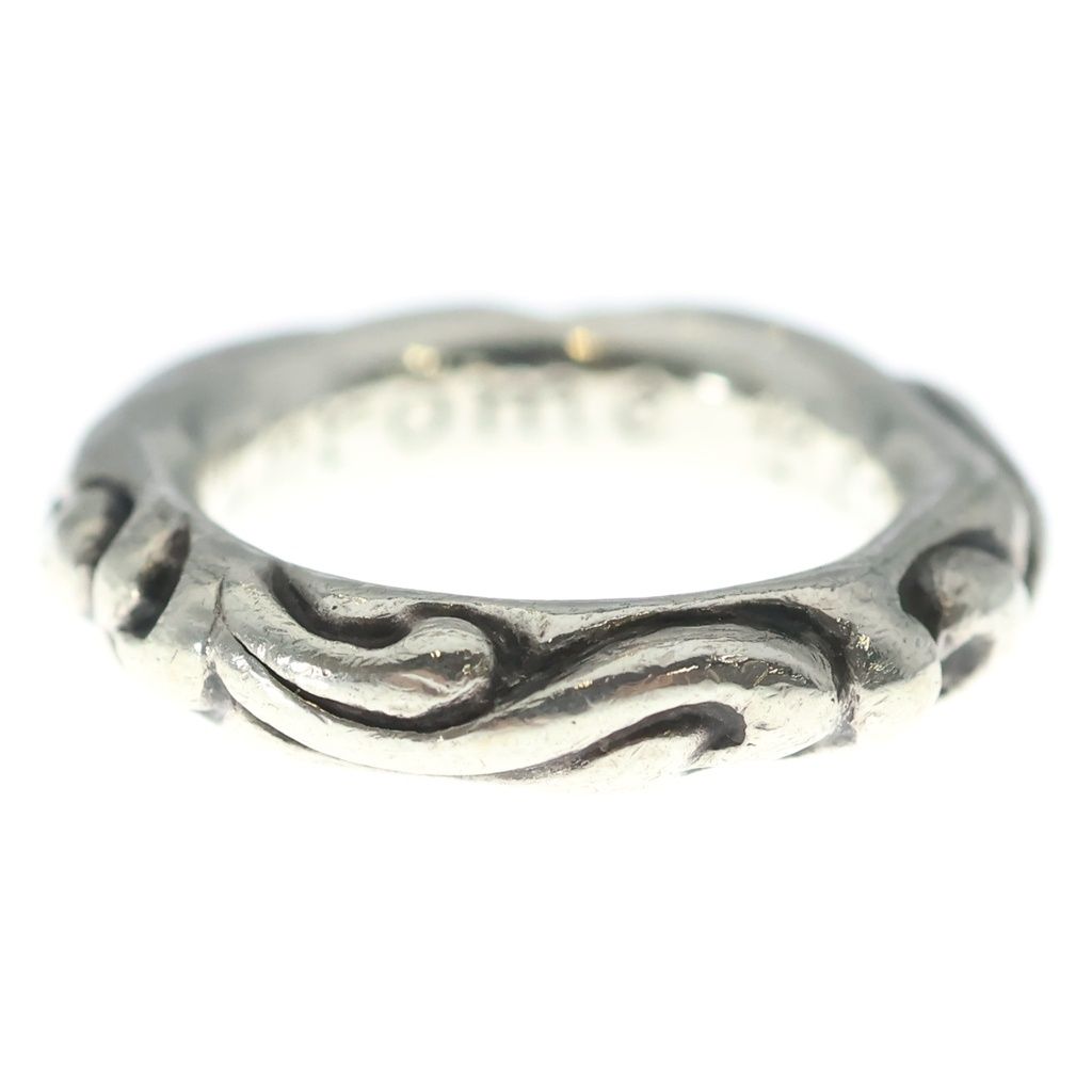 CHROME HEARTS (クロムハーツ) SCRL BAND スクロールバンド リング シルバー BCA351