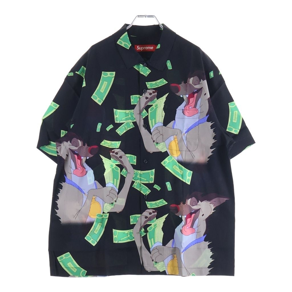 SUPREME シュプリーム 25AW All Dogs Go To Heaven S/S Shirt オール ドッグス ゴー トゥ ヘブン 半袖シャツ ブラック SUPREME (シュプリーム) 25AW All Dogs Go To Heaven S/S Shirt オール