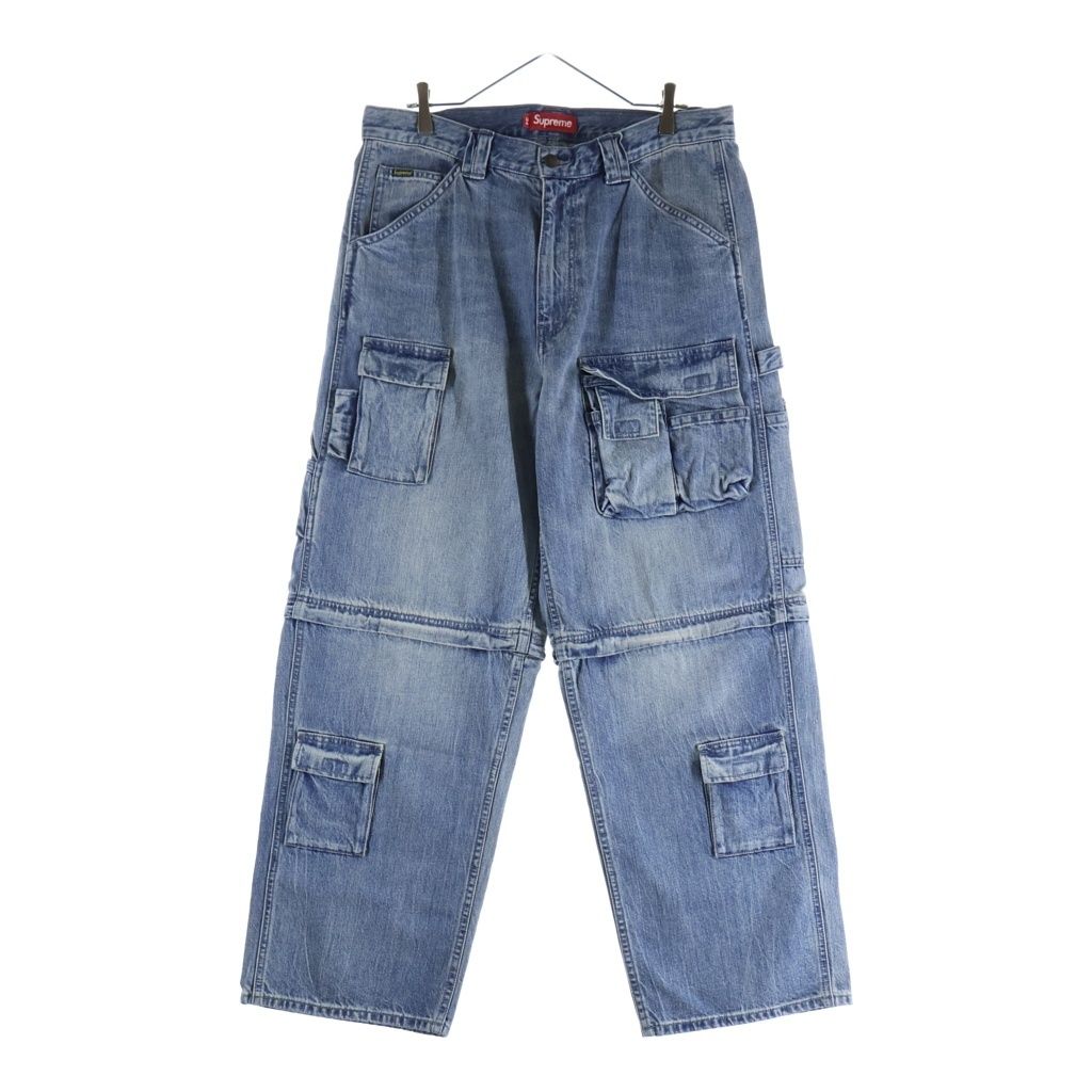 SUPREME (シュプリーム) 25AW Zip-Off Utility Pant Denim ジップ オフ ユーティリティ デニムパンツ インディゴ