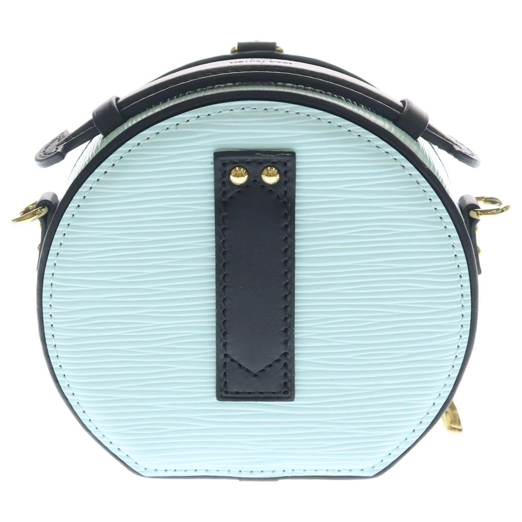 LOUIS VUITTON (ルイヴィトン) エピ プティット ボワット シャポー レザー 2WAY ハンド ショルダーバッグ ゴールド金具 ライトブルー R97999