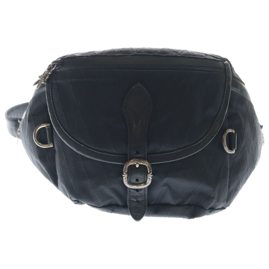 CHROME HEARTS (クロムハーツ) #1 SNAT PACK NYLON スナットパック ダガージップガンスリンガーベルトナイロンウエストバッグ ブラック