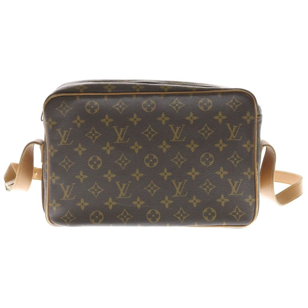 LOUIS VUITTON (ルイヴィトン) モノグラム リポーター ショルダーバッグ ブラウン
