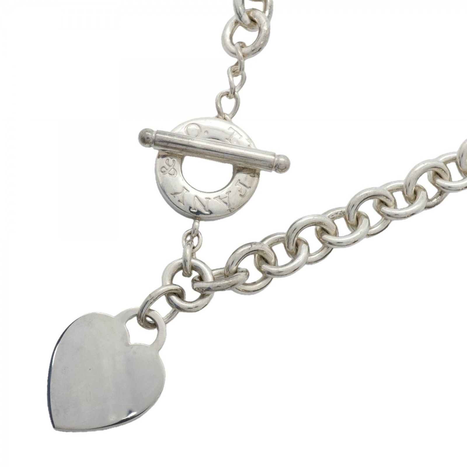 ティファニー(Tiffany) ティファニー ネックレス ハートタグ トグル シルバー925レディース