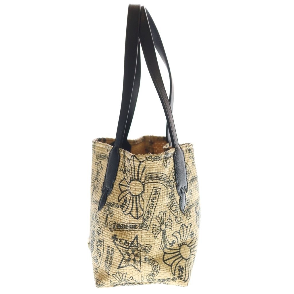 CHROME HEARTS クロムハーツ SMALL BEACHES BAG レザー切替ビーチトートバッグ スモール CHROME HEARTS (クロムハーツ) SMALL BEACHES BAG レザー切替ビーチ